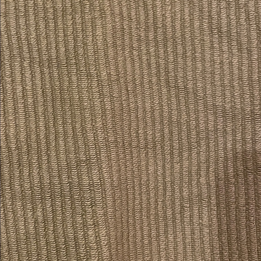 Aerie Olive Green Ribbed Sweatshirt - Picture 3 of 4